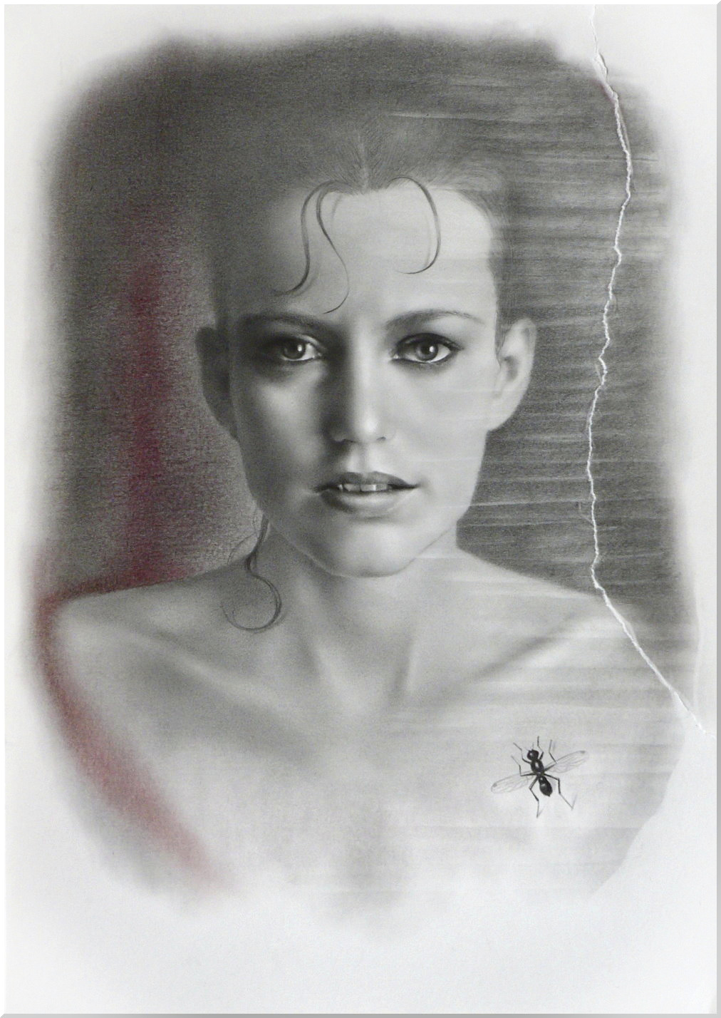 Portraitzeichnung "Leonore"