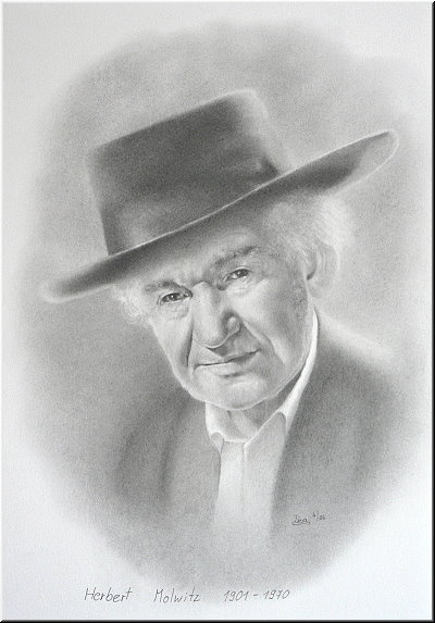 Portraitzeichnung "Herbert Molwitz"